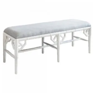 Raffles' Linen Upholstered Oak Bench Seat by Style My Home, a Benches for sale on Style Sourcebook