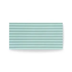 Ocean Flutes Sea Green Matt 300x600 by Groove Tiles, a Porcelain Tiles for sale on Style Sourcebook