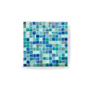 Sabrene Fraser Island Blend 20x20mm (332x332) by Groove Tiles, a Glass Tiles for sale on Style Sourcebook