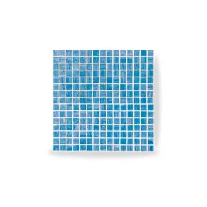 Sabrene Jumping Pin Blue 20x20mm (332x332) by Groove Tiles, a Glass Tiles for sale on Style Sourcebook