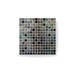 Sabrene Loch Ness Blend 20x20mm (332x332) by Groove Tiles, a Glass Tiles for sale on Style Sourcebook