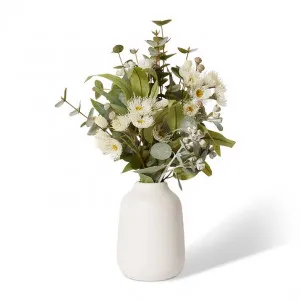 Flowering Eucy Mix  - Damita Vase - 35 x 35 x 55cm by Elme Living, a Plants for sale on Style Sourcebook