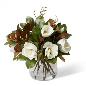 Magnolia Grand & Bud Mix  - Alma Vase - 70 x 70 x 73cm by Elme Living, a Plants for sale on Style Sourcebook