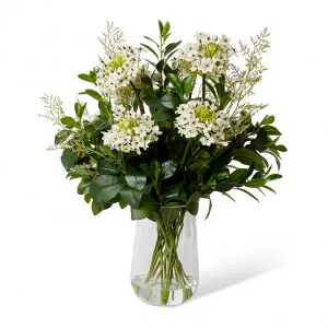 Star Flower & Leaf Mix  - Demi Vase - 50 x 50 x 72cm by Elme Living, a Plants for sale on Style Sourcebook