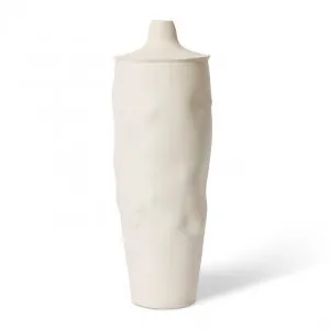 Priscila Tall Vase with Lid - 20 x 20 x 56cm by Elme Living, a Vases & Jars for sale on Style Sourcebook