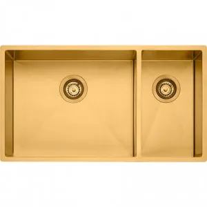 Spectra 1 & 1/2 Bowl Brushed Gold Sink by Spectra, a Kitchen Sinks for sale on Style Sourcebook
