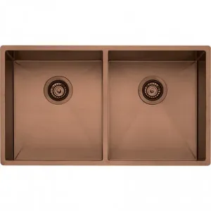 Spectra Double Bowl Brushed Gold Sink by Spectra, a Kitchen Sinks for sale on Style Sourcebook