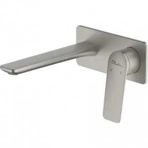 Paris Brushed Nickel Wall Mixer Set by Paris, a Bathroom Taps & Mixers for sale on Style Sourcebook
