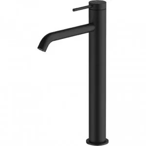 Venice Matte Black Curved Tower Basin Mixer by Venice, a Bathroom Taps & Mixers for sale on Style Sourcebook
