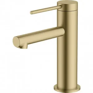Venice Classic Gold Straight Basin Mixer by Venice, a Bathroom Taps & Mixers for sale on Style Sourcebook