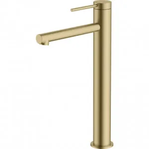 Venice Classic Gold Straight Tower Basin Mixer by Venice, a Bathroom Taps & Mixers for sale on Style Sourcebook