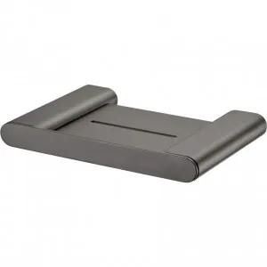 Madrid Gunmetal Soap Holder with Shelf by Madrid, a Towel Rails for sale on Style Sourcebook