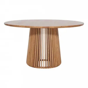 Pila Round Dining Table 150cm in American Oak by OzDesignFurniture, a Dining Tables for sale on Style Sourcebook