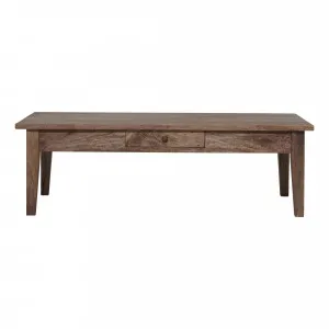 Sorrento Coffee Table 135cm in Mangowood Havana by OzDesignFurniture, a Coffee Table for sale on Style Sourcebook