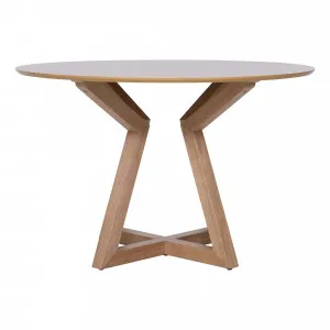 Zara Round Dining Table 120cm in Clear by OzDesignFurniture, a Dining Tables for sale on Style Sourcebook