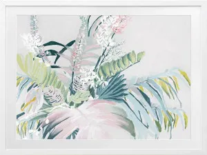 Flora Whispers Framed Art Print by Urban Road, a Prints for sale on Style Sourcebook