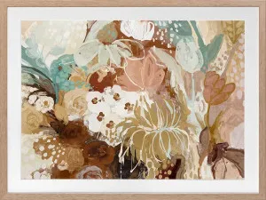 Garden Reverie Multicolour Framed Art Print by Urban Road, a Prints for sale on Style Sourcebook