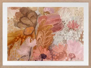 Garden Reverie Pink Framed Art Print by Urban Road, a Prints for sale on Style Sourcebook