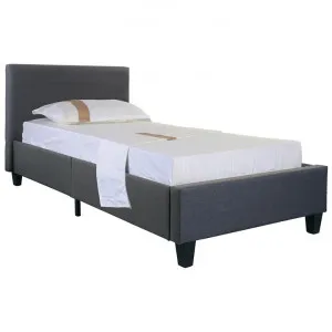 Luff Fabric Platform Bed, Single by Silva Collections, a Beds & Bed Frames for sale on Style Sourcebook