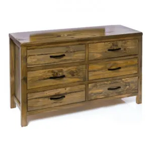 Woodland Pine Timber 6 Drawer Dresser by Glano, a Dressers & Chests of Drawers for sale on Style Sourcebook