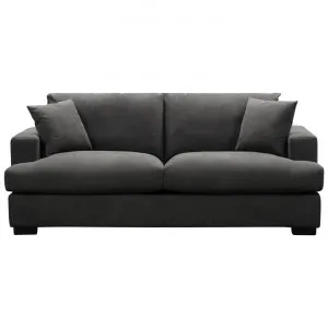 Bernardo Fabric Sofa, 2.5 Seater, Dark Grey by Dodicci, a Sofas for sale on Style Sourcebook