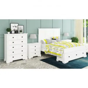 Sansa Acacia Timber 4 Piece Bedroom Suite with Tallboy, Queen by Dodicci, a Bedroom Sets & Suites for sale on Style Sourcebook