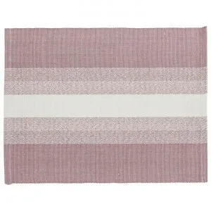 Arden Ribbed Cotton Placemat, Pack of 4, Blush by Casa Bella, a Table Cloths & Runners for sale on Style Sourcebook