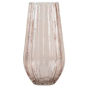 Ferniehill Glass Vase, Large, Blush by Casa Bella, a Vases & Jars for sale on Style Sourcebook