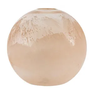 Lurchers Frosted Glass Ball Vase, Large, Blush by Casa Bella, a Vases & Jars for sale on Style Sourcebook