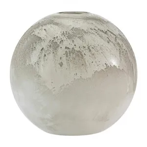 Lurchers Frosted Glass Ball Vase, Large, Grey by Casa Bella, a Vases & Jars for sale on Style Sourcebook