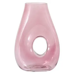 Balavil Glass Vase, Pink by Casa Bella, a Vases & Jars for sale on Style Sourcebook