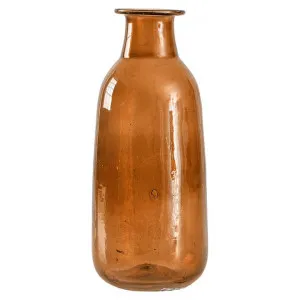 Ossian Glass Bud Vase, Set of 2, Brown by Casa Bella, a Vases & Jars for sale on Style Sourcebook
