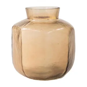Savile Frosted Glass Vase, Mini, Brown by Casa Bella, a Vases & Jars for sale on Style Sourcebook