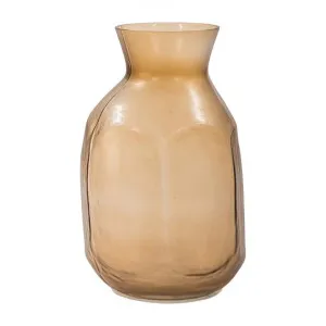 Savile Frosted Glass Vase, Small, Brown by Casa Bella, a Vases & Jars for sale on Style Sourcebook