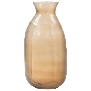 Savile Frosted Glass Vase, Large, Brown by Casa Bella, a Vases & Jars for sale on Style Sourcebook