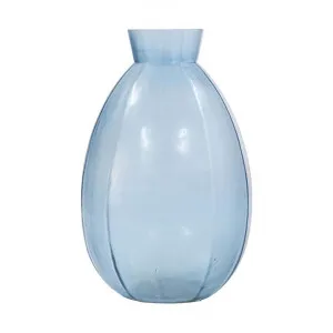 Savile Frosted Glass Vase, Small, Blue by Casa Bella, a Vases & Jars for sale on Style Sourcebook