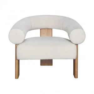 Mira Boucle Ivory Accent Chair by James Lane, a Chairs for sale on Style Sourcebook