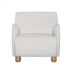 Alto Boucle Ivory Accent Chair by James Lane, a Chairs for sale on Style Sourcebook