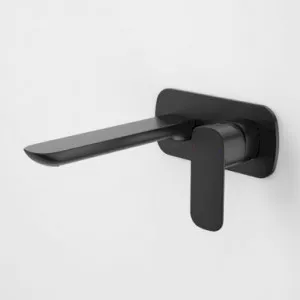 Contura Wall Basin/Bath Mixer With Spout 5Star | Made From Brass In Black By Caroma by Caroma, a Bathroom Taps & Mixers for sale on Style Sourcebook