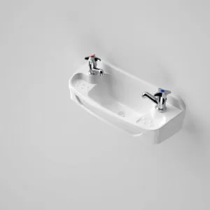 Valette Wall Basin With Braket 2Th | Made From Plastic In White | 3.5L By Caroma by Caroma, a Basins for sale on Style Sourcebook