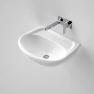 Caravelle Wall Basin 550mm With Bracket 0Th | Made From Vitreous China In White | 10L By Caroma by Caroma, a Basins for sale on Style Sourcebook