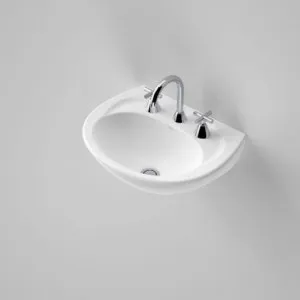 Concorde Wall Basin With Bracket 3Th | Made From Vitreous China In White | 5.5L By Caroma by Caroma, a Basins for sale on Style Sourcebook