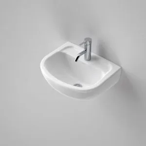 Faun 450 Wall Basin With Bracket 1Th | Made From Vitreous China In White | 8L By Caroma by Caroma, a Basins for sale on Style Sourcebook