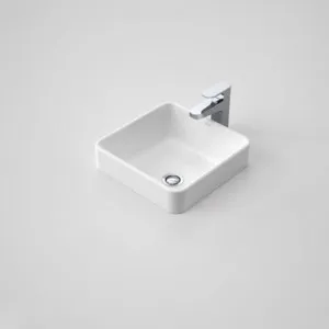 Cube 320 Inset Basin 0 Tap Hole | Made From Vitreous China In White | 7.5L By Caroma by Caroma, a Basins for sale on Style Sourcebook