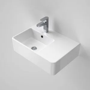 Cube Extension Wall Basin With Overflow Right Hand 1Th | Made From Vitreous China In White | 4.8L By Caroma by Caroma, a Basins for sale on Style Sourcebook