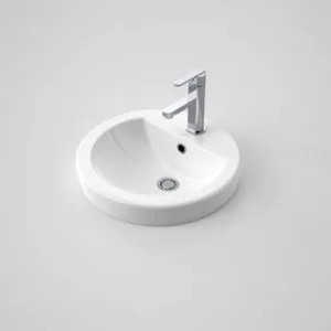 Cosmo Inset Basin With Overflow 1Th | Made From Vitreous China In White | 3L By Caroma by Caroma, a Basins for sale on Style Sourcebook
