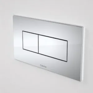 Invisi Series Ii® Rectangular Dual Flush Plate & Buttons (Metal) Satin In Chrome Finish By Caroma by Caroma, a Toilets & Bidets for sale on Style Sourcebook