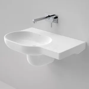 Opal 720 Right Hand Wall Basin With Plug & Waste 0Th | Made From Vitreous China In White | 9.5L By Caroma by Caroma, a Basins for sale on Style Sourcebook