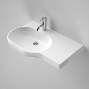 Opal 720 Right Hand Wall Basin With Plug & Waste 1Th | Made From Vitreous China In White | 9.5L By Caroma by Caroma, a Basins for sale on Style Sourcebook