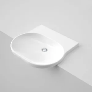 Opal Sole Semi Recessed Basin 0 Tap Hole | Made From Ceramic In White | 9.5L By Caroma by Caroma, a Basins for sale on Style Sourcebook